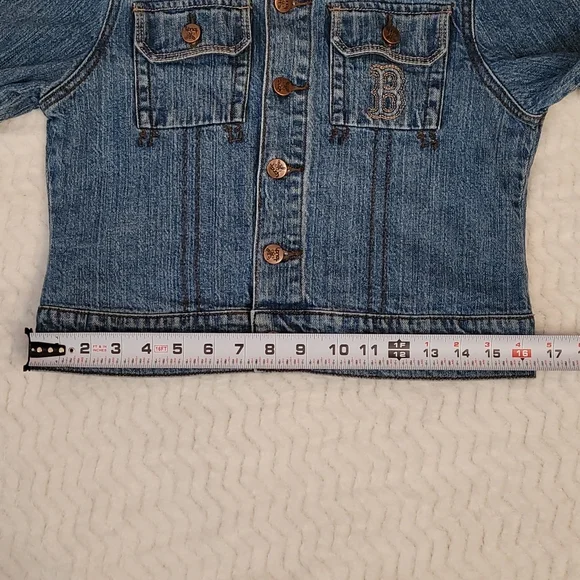 Boston Red Sox Denim Jacket  Size M - Picture 11 of 16